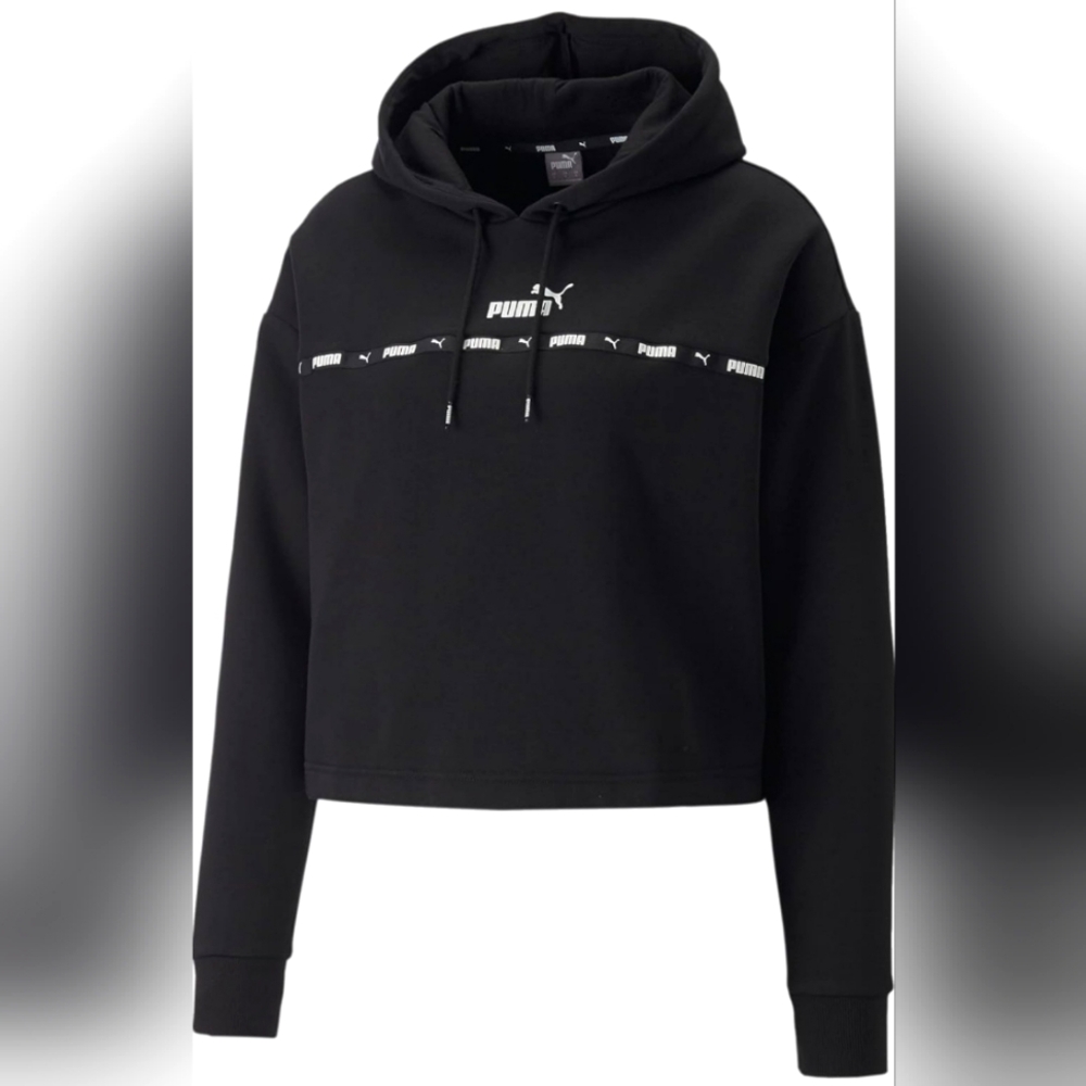 PUMA cropped fleece hoodie Size Large